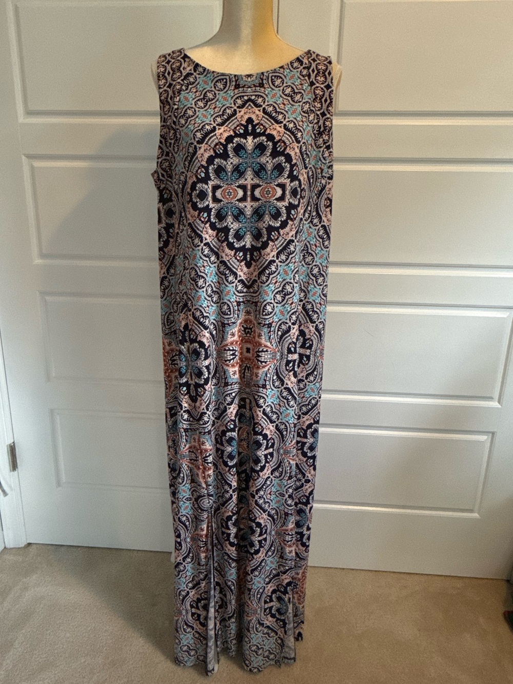 Chico's Multicolor Geometric Maxi Dress